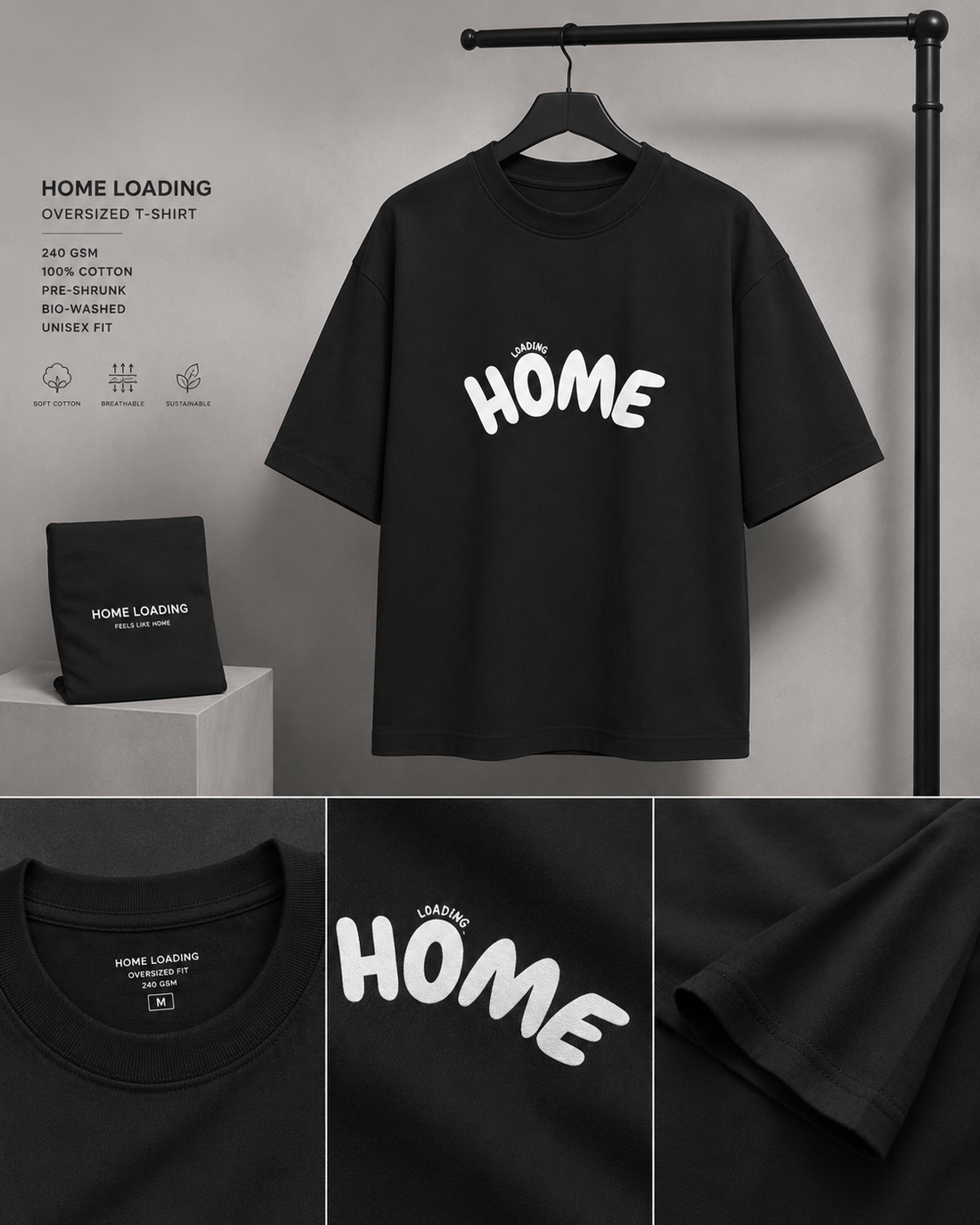 Home - Oversized Standard T-Shirt