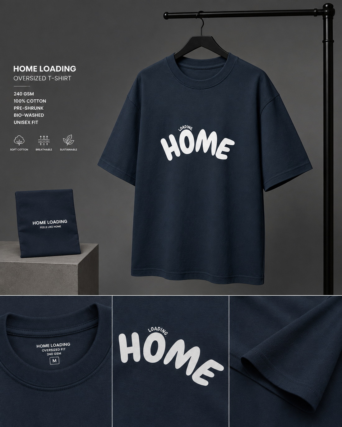 Home - Oversized Standard T-Shirt